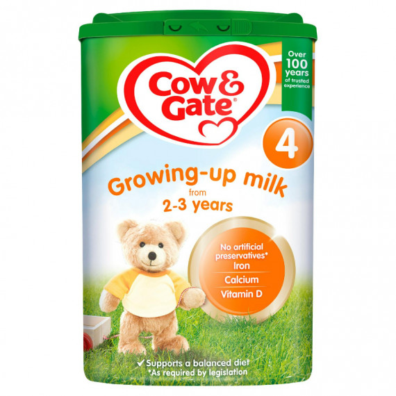 (低至$209) 4段 Cow & Gate (英國版牛欄) 嬰兒奶粉 (24個月以上) 800g