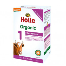 1段 德國 Holle (香港版原裝行貨) 有機嬰兒奶粉 (0-6個月) 600g