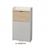Iris 兒童木製書櫃 摺疊式收納書枱櫃 60cm寬 (日本直送) (包送貨)