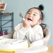 (低至7折) 日本製 Edison Mama 不銹鋼防滑學習餐具套裝 兒童餵食叉匙 - Disney Mickey (適合1歲半或以上)