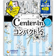 (低至7折後$21) Unicharm Center-In 纖薄柔軟 夜用 有翼衛生巾 (香氣) 12枚 30.5cm 日本製
