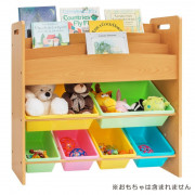 (激安) (低至$669)  幼兒書架 玩具收納儲物架 (日本直送)  