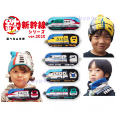  Shinkansen 新幹線 鐵路頸巾兩用冷帽 (日本直送)