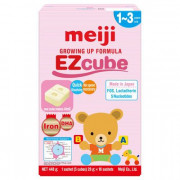 (低至每盒$132) 2段 Meiji 明治 (香港版原裝行貨) 成長配方 EZcube 嬰兒奶粉 (12個月以上) (28g x 16條) x12 盒
