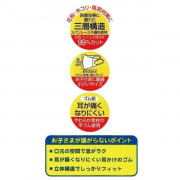 (低至$36) (適合4歲以上) 10枚 Skater 兒童 立體口罩 - Hello Kitty (日本直送) KZ