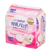 (低至5折$48) 日本製 Pigeon 貝親 超薄弧形 母乳 防溢乳墊 126片裝 U