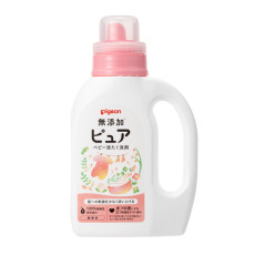 (低至$35) 日本製 Pigeon 貝親 嬰兒無添加衣服洗衣液 樽裝 800ml KZU
