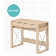 木製開蓋式梳妝連書桌 ⁠書枱 梳妝枱 (日本直送) (包送貨)