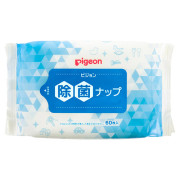 (低至$28) 日本製 除菌 60枚x2包 Pigeon 貝親 柔軟 加厚 濕紙巾 (補充裝) U