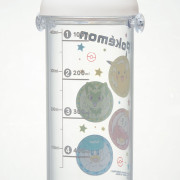 (低至8折) (日本製) Skater 直飲式透明水樽 水壺 連背帶 刻度 480ml - Pokemon 比卡超