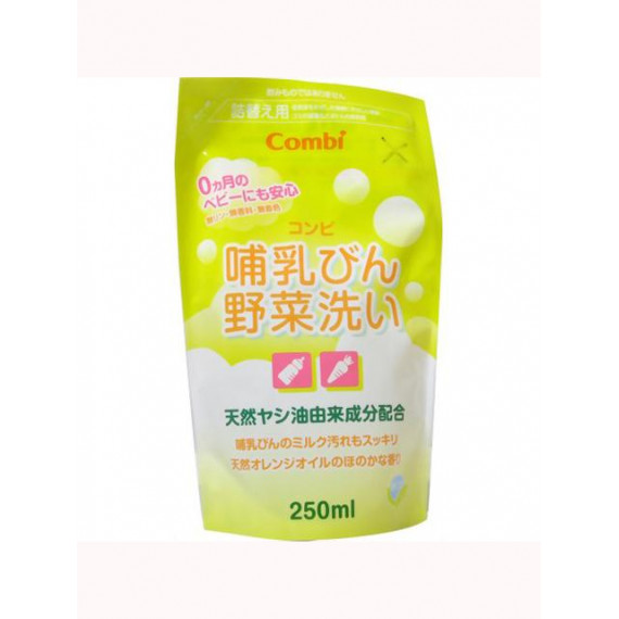 (低至$18) Combi 康貝 奶樽蔬果洗潔液 250ml 補充裝