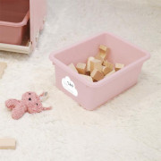 (低至75折$465) (日本製) Disney Minnie 4層什物架 玩具收納儲物架 什物架 雜物架 連 1大6小收納盒 (日本直送) 
