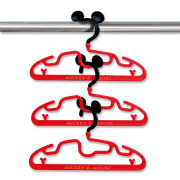 (低至8折) 日本製 (5個裝) Disney 可愛造型衣架 - Mickey 