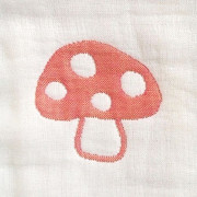 (日本製) Ficelle Hoppetta 六層纱 蘑菇防踢背心睡袋 2-7歲 (日本直送) 