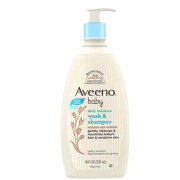 (低至8折 $69) Aveeno Baby Lightly Scented Wash & Shampoo 天然燕麥 嬰兒 二合一 沐浴洗髮乳 532ml (18oz) (台灣版, 產地: 加拿大)