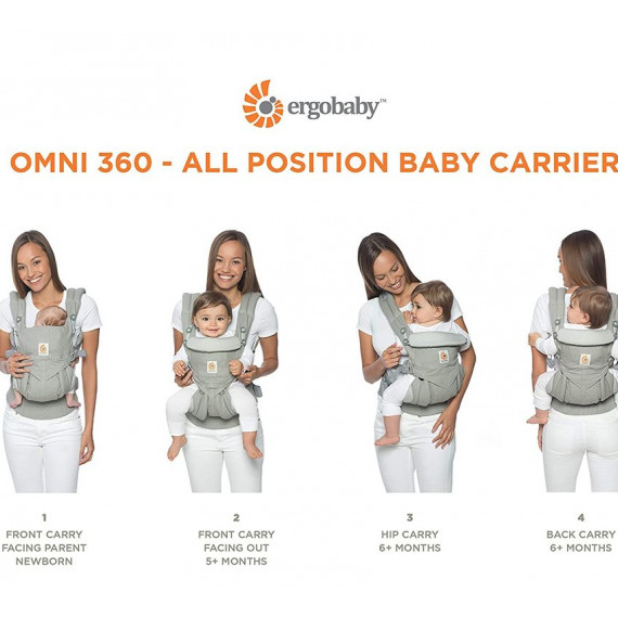 Ergobaby Omni 360 Cool Air Mesh 全階段型四式360嬰兒背帶 透氣款 美國